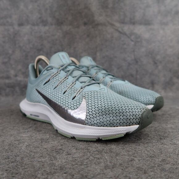 Nike Shoes Womens 6 Athletic Trainers Quest 2 Running Active Comfort Blue Grey - Picture 1 of 12